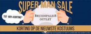 Super Man Sale bij Bruidspaleis Outlet