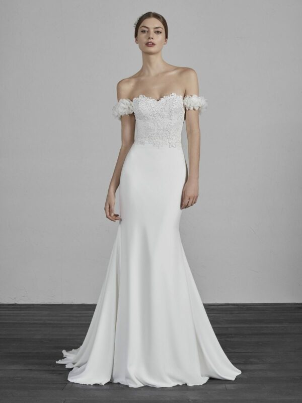 Bruidsmode trouwjurk Pronovias Enid